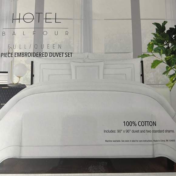 hotel balfour Bedding Hotel Balfour Fullqueen 3 Piece Embroidered